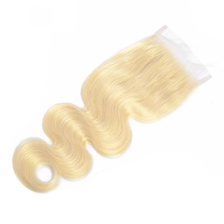 (5x5) 613 Raw Brazilian Body Wave Transparent Closure