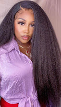 Load image into Gallery viewer, Kinky Straight Free Part Glueless Frontal Wig
