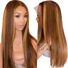 Load image into Gallery viewer, HD 4/27 Highlight Lace Frontal Hair Wig
