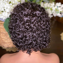 Load image into Gallery viewer, Pixie Cut Wig Short Bouncy Water Wave Lace Front Wig
